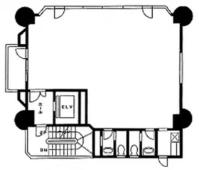 クレイン末広の基準階図面
