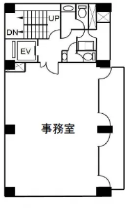 アルファ新富ビルの外観