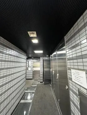 アルファ新富ビルの外観