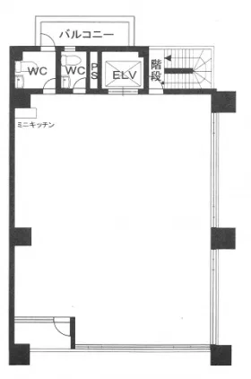 フェリスビルの基準階図面