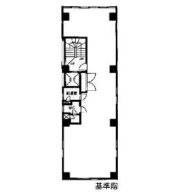 DK共同(日銀通り)ビルの基準階図面