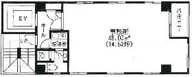130ビルの基準階図面