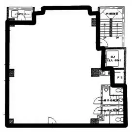 TSKビルの基準階図面