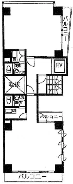 OHD練馬ビルの基準階図面