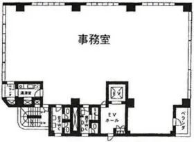 いろは本郷ビルの基準階図面