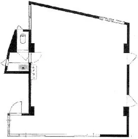 鈴木ビルの基準階図面