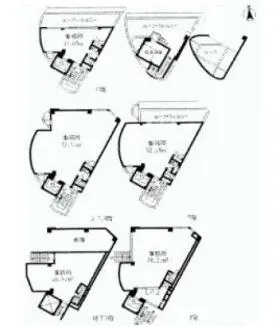 青葉台4丁目一棟ビルの基準階図面