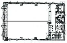 ビーエム長野本社ビルの基準階図面