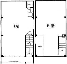 永澤ビルの基準階図面