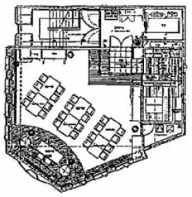 コムウェルホールの基準階図面