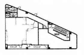 関本ビルの基準階図面