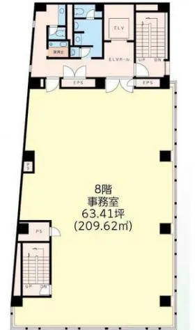 DK五反田の基準階図面