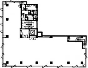 KIHビルディングの基準階図面