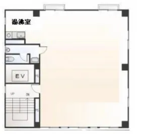 早稲田オアシスビルの基準階図面