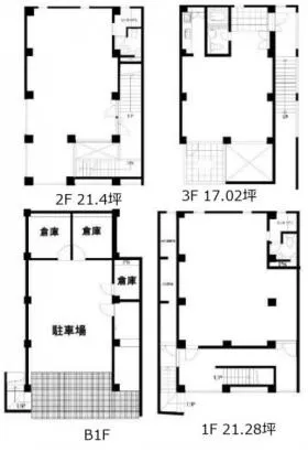 ROOB7の基準階図面