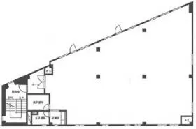 大和小田急建設横浜ビルの基準階図面