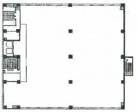 住友生命日本橋富沢町ビルの基準階図面