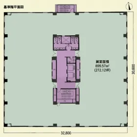 三番町彌生館の基準階図面