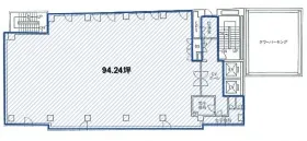 JHV中野ビルの基準階図面