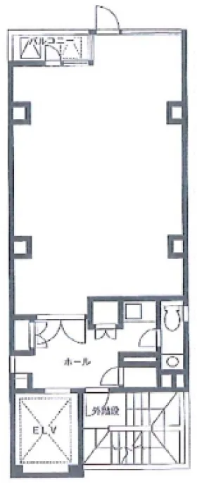 小澤ビルの基準階図面
