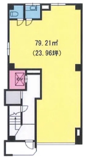 三弘ビルの基準階図面