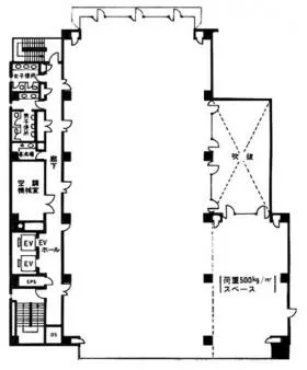 宝ビルの基準階図面
