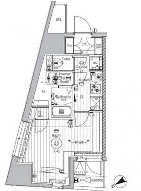 le printempsの基準階図面