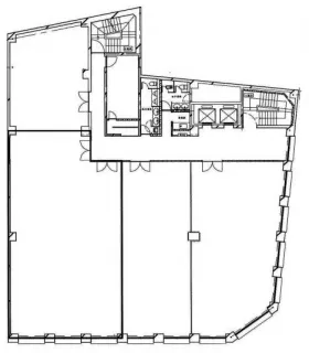 住友生命蒲田ビルの基準階図面