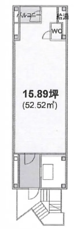 IM-SHIMBASHIの基準階図面