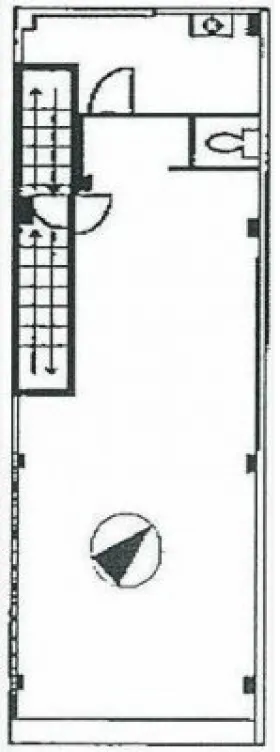 西銀三ビルの基準階図面