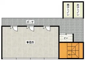 第一飛翔ビルの基準階図面