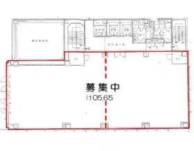 国立KTビルの基準階図面