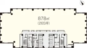 日土地山下町ビルの基準階図面