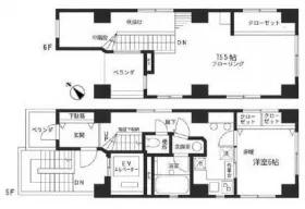 JPビルの基準階図面