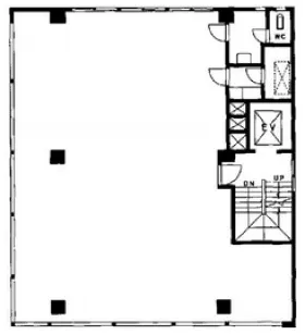 銀座芦澤ビルの基準階図面