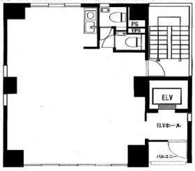 MⅢビルの基準階図面