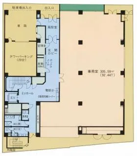 住友生命北千住ビルの基準階図面