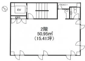 ヒカワザカビルの基準階図面