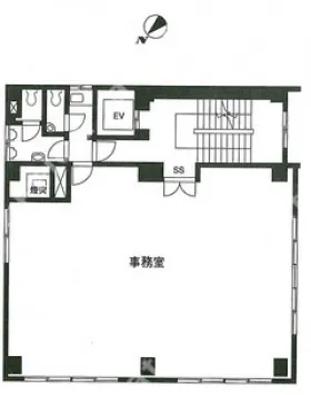 銀ビルの基準階図面