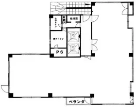 THE WAVES AKIHABARA(旧ミユキビルの基準階図面