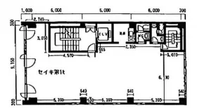 セイキ第1ビルの基準階図面