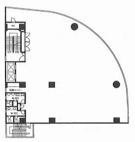 田原町シティビルの基準階図面