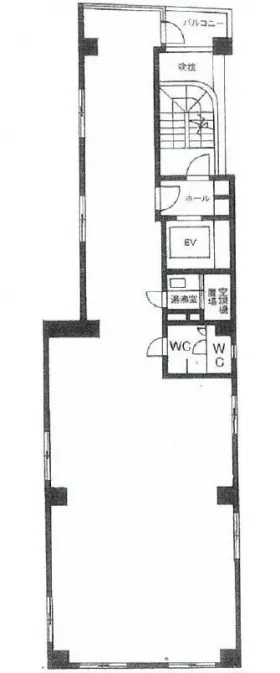 堀口ビルの基準階図面