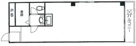 藤和新宿御苑コープの基準階図面