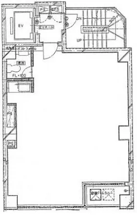 池田ビルの基準階図面