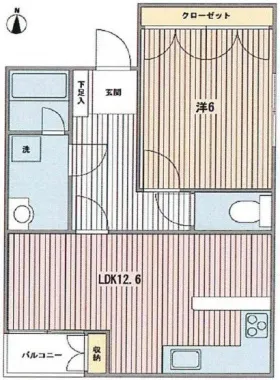 DUKE’S御殿山ビルの基準階図面