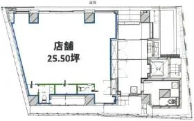 エース九段ビルの基準階図面