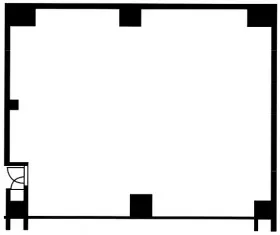 レジディア芝浦KAIGANの基準階図面