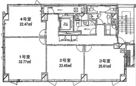 サンユウビルの基準階図面