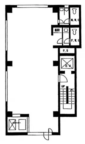 第7セイコービルの基準階図面